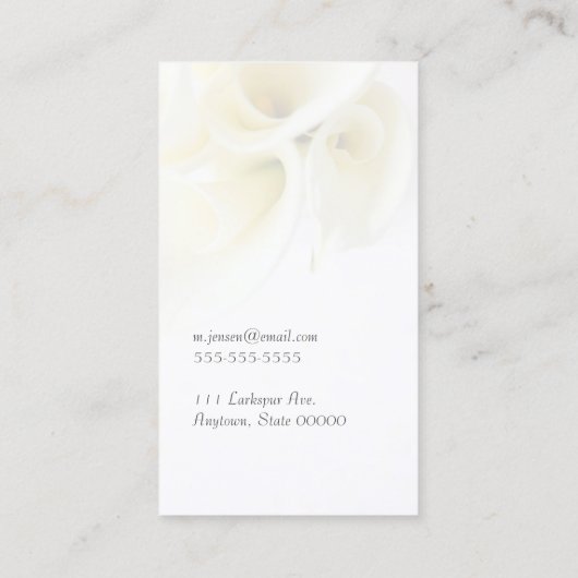 カラリリーと文字宇宙 名刺 (裏面)