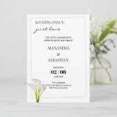 カラリリーウェディングレセプション招待状 招待状 (スタンド正面)