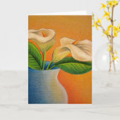 カラリリーグリーティングカード カード (黄色い花)