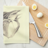 カラリリースケッチ キッチンタオル (四つ折り)