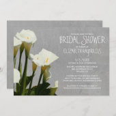 カラリリーブライダルシャワー招待状 招待状 (正面/裏面)