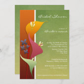 カラリリーブライダルシャワー招待状 招待状 (正面/裏面)