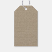 カラリリーブラップとレース結婚の感謝のラベル ギフトタグ (裏面)