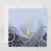 カラリリーブラワー結婚式招待状 招待状 (裏面)