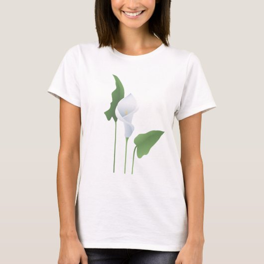 カラリリーレディース長袖Tシャツ Tシャツ (正面)