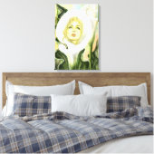 カラリリー女性キャンバス印刷 キャンバスプリント (インサイチュ (寝室))