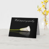 カラリリー悔やみや弔慰カード カード (黄色い花)