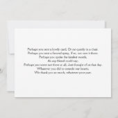 カラリリー悔やみや弔慰サンキューカード サンキューカード (裏面)