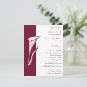 カラリリー招待状 招待状 (スタンド正面)