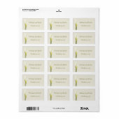 カラリリー結婚式の引き出物ラベル ラベル (フルシート)