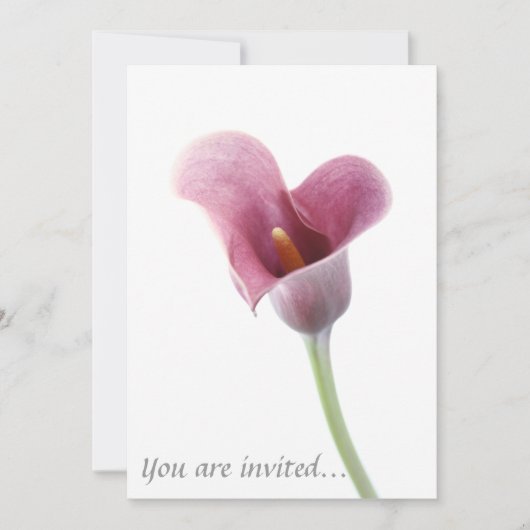 カラリリー結婚式招待状 招待状 (正面)