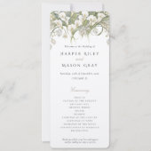 カラリリー結婚式 プログラムパステルカラー 招待状 (正面)