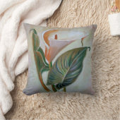 カラリリー美しい植物芸術 クッション (ブランケット)