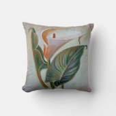 カラリリー美しい植物芸術 クッション (正面)