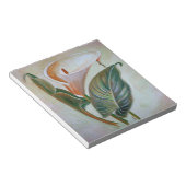 カラリリー美しい植物芸術 ノートパッド (アングル)