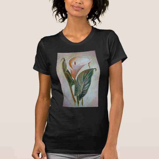カラリリー美しい植物芸術 Tシャツ (正面)