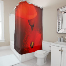 カラリリー鮮やかな赤いスキャッター効果