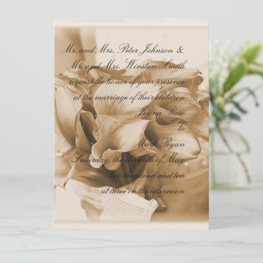 カラリリー 招待状 (スタンド正面)