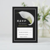 カラリリーRSVP結婚式招待状 出欠カード (スタンド正面)