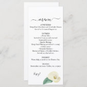 カラリー・グリーン結婚リーズ・メニュー メニュー (正面/裏面)