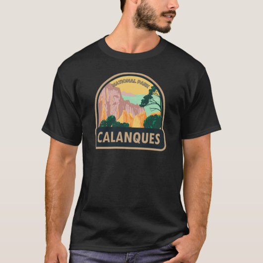 カランケス国立公園フランスヴィンテージ Tシャツ (正面)