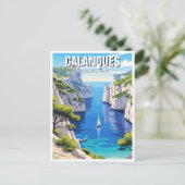 カランケス国立公園フランス旅行 ポストカード (スタンド正面)