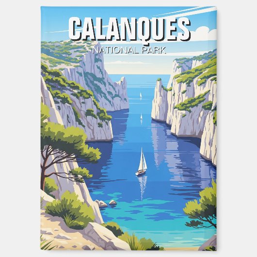 カランケス国立公園フランス旅行 マグネット (正面)