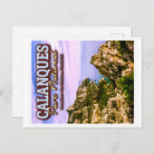 カランケス国立公園 – BOUCHES DU RHONE FRANCE ポストカード (正面/裏面)