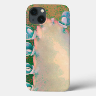カランコエ植物のアブストラクト iPhone 13ケース