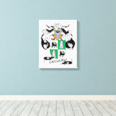 カランザ家紋 キャンバスプリント (インサイチュ (ウッドフロア))