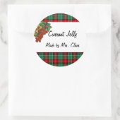 カランツグリーンレッドプレイドカスタムレシピラボ ラウンドシール (バッグ)