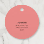 カラントゼリー丸ラベル贈呈ラベル フェイバータグ (裏面)