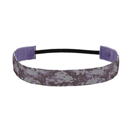 カラントデジタル迷彩柄パターン アスレチックヘッドバンド (正面)