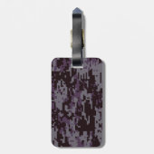 カラントデジタル迷彩柄パターン ラゲッジタグ (裏面縦)