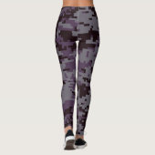 カラントデジタル迷彩柄パターン レギンス (裏面)