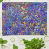 カラント葉ツリーアートテーブルダイニングトレイ キッチンタオル (折り畳み)