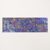 カラント葉ツリーアートメディテーションYoga Mat ヨガマット (裏面(横))