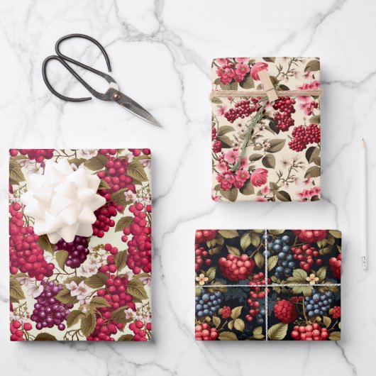 カラント ラッピングペーパーシート (正面)