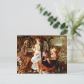 カラヴァッジョによるエジプトへのフライトで休息 ポストカード (スタンド正面)