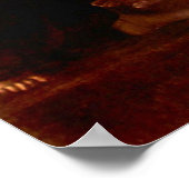 カラヴァッジョによるラザロの復活 ポスター (角)