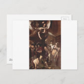 カラヴァッジョによる七つの慈悲の業 ポストカード (正面/裏面)