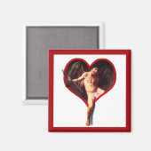 カラヴァッジョのキューピッド（テキストの追加） マグネット (正面/裏面)