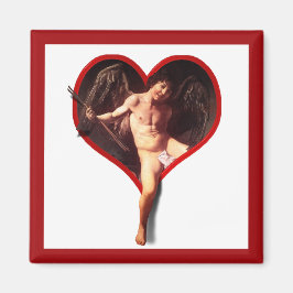 カラヴァッジョのキューピッド（テキストの追加） マグネット