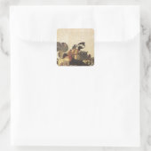 カラヴァッジョの果物籠 スクエアシール (バッグ)