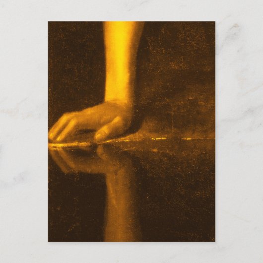 カラヴァッジョの詳細付絵画きはがき ポストカード (正面)