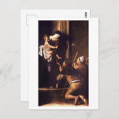 カラヴァッジョ1604-1606マドンナ&チャイルドディロレト ポストカード (正面/裏面)