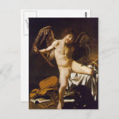 カラヴァッジョ – アモール・ビクトリア ポストカード (正面/裏面)