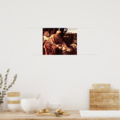 カラヴァッジョ – イサクの犠牲 ポスター (キッチン)