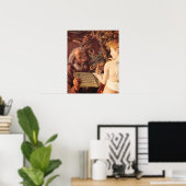 カラヴァッジョ – エジプトへの飛行中に休息 ポスター (ホームオフィス)