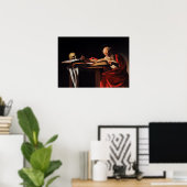 カラヴァッジョ – サン書ジェローム1605 ポスター (ホームオフィス)